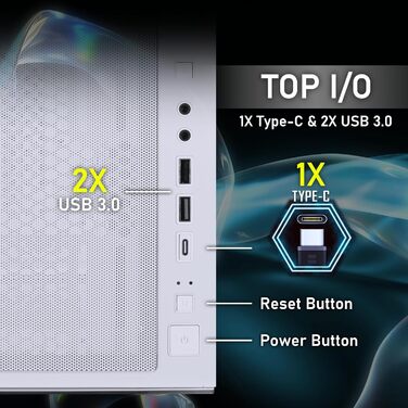 Корпус ПК BitFenix CETO Premium Edition Mid Tower (білий)