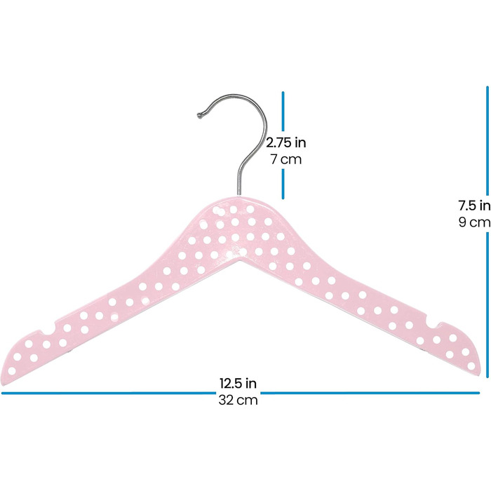 Дерев'яні вішалки для дитячого одягу ZOBER (10 шт.)