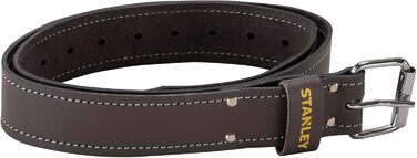 Чоловічий шкіряний ремінь STANLEY STST1-80119 - темно-коричневий, багатоколірний