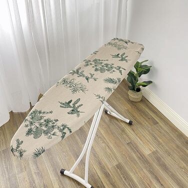 Близняк для прасувальної дошки, бавовна, 140x50 см, з гумкою, для прасувальних станцій та прасок