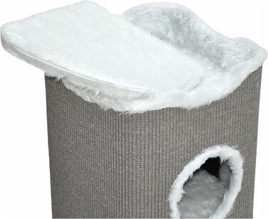 Котячий будиночок Nanook Toni: міцний когтетоп з 2 печерами та лежаком, 74 см