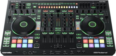 DJ контролер Roland DJ-808: 2-канальний контролер для Serato Intro з 4 деками, натхненний легендарними драм-машинами Roland