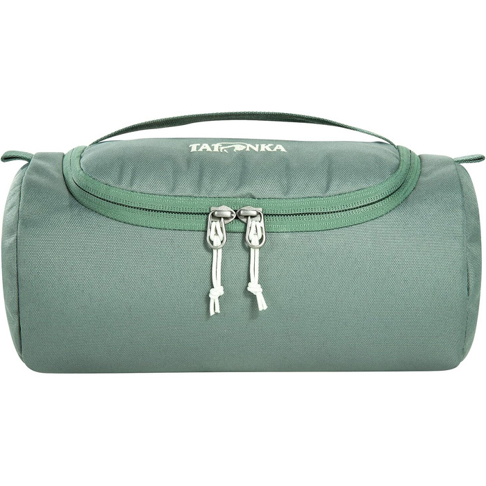 Дорожня косметичка Tatonka Care Barrel з дзеркалом та відділеннями, Sage Green, 3 л