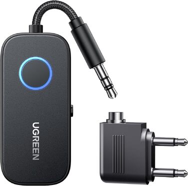Bluetooth-ресивер UGREEN AptX 5.3 Hi-Fi аудіо-адаптер для стереосистем з Dual 3.5mm AUX