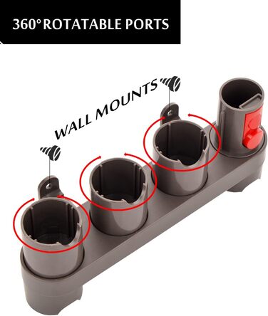 Кріплення-організатор для пилососів Dyson V7, V8, V10, V11, V12, G5, GEN5 Detect/Cyclone/Absolute/Torque Drive