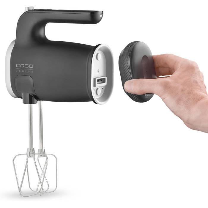 CASO Click & Mix - бездротовий ручний міксер, акумуляторний, для змішування, вимішування тіста, збивання, 8 швидкостей (600-1200 об/хв)