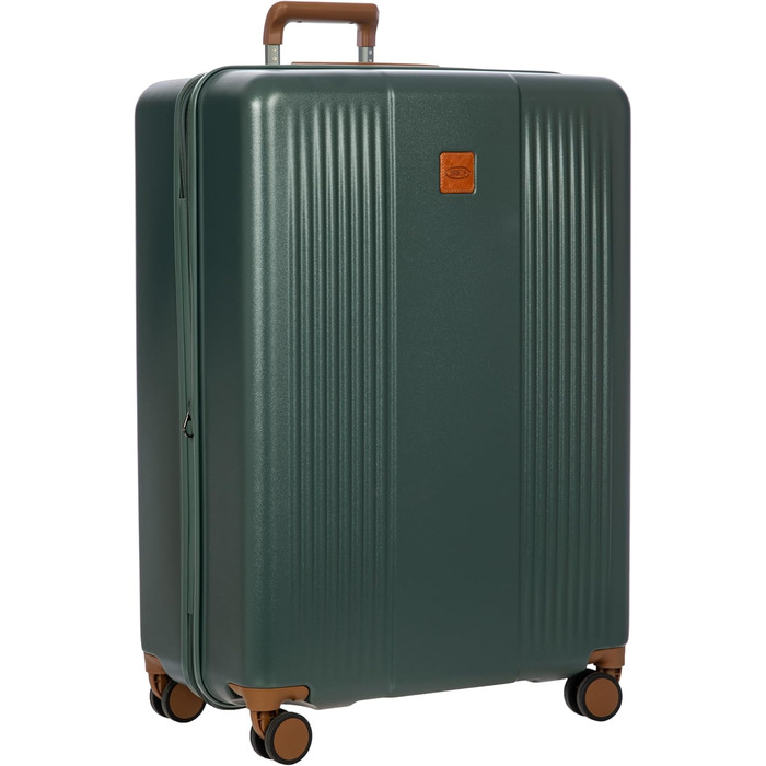 Чемодан на колесах Bric's Ferrara 67 см, чорний (зелений, L)