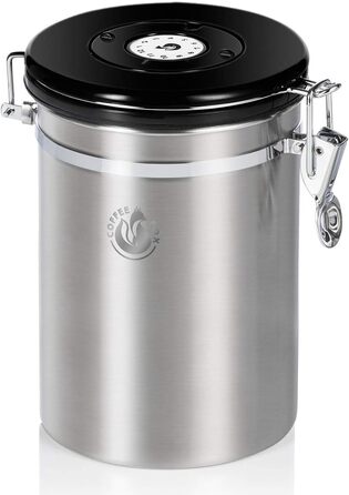 Вакуумна ємність для кави та чаю, 1900 мл - вакуумна тара з герметичним кришкою для зберігання продуктів