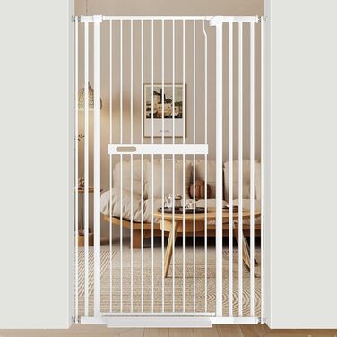 Захисне ворота для тварин Xifamniy, 155 см: безпека для дітей та домашніх тварин (без свердління)