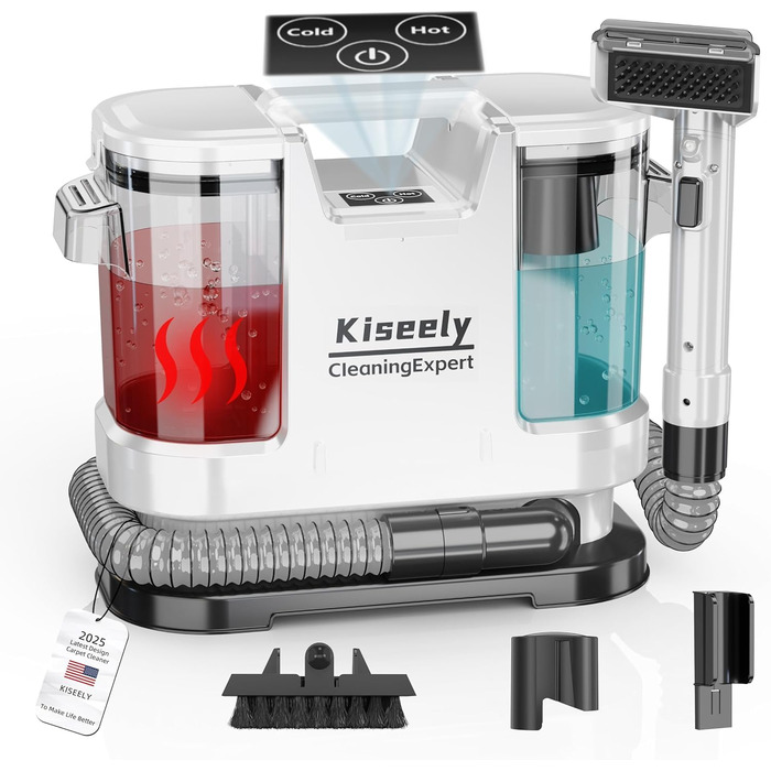 Портативний глибокий очищувач килимів та м'яких меблів, миюча пилосос, потужний очищувач з глибоким очищенням (GW1)