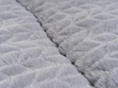 TrendPet Лежанка для собак і котів, двостороння, з підкладкою, сіра (50x35 см)