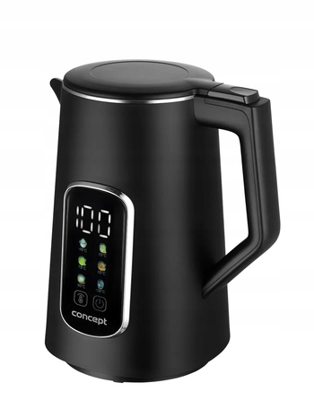 Електричний чайник Concept RK3385, 1850-2200 Вт, 1,7 л, чорний
