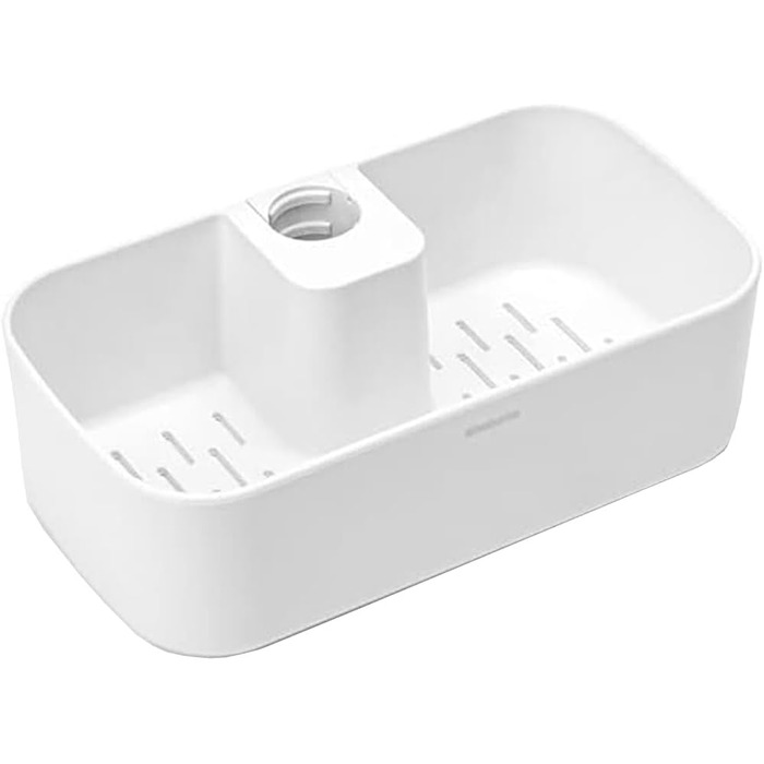 Полиці для душу Brabantia Renew, біла, органайзер для ванної кімнати