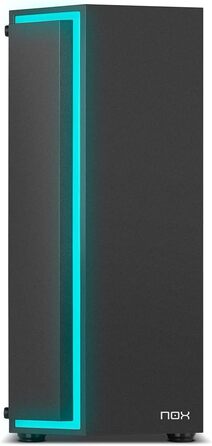 Корпус для ПК INFINITITY GAMMA: ATX, Micro ATX, USB 3.0, металева сітка, підтримка 3 вентиляторів, 4 HDD, відеокарта до 370 мм, чорний