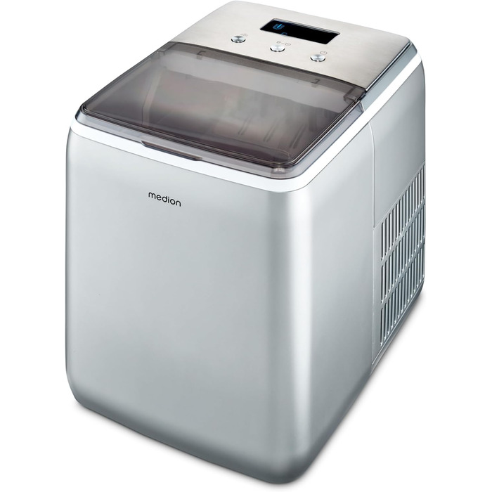 Машина для приготування льоду MEDION MD11960: кубики, подрібнений лід, 2 л бак, самоочищення
