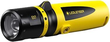 Ліхтарик Ledlenser EX7 LED, вибухозахищений, для зон 0/20, фокусування, на батарейках, 200 люмен, 120 м, 45 годин роботи