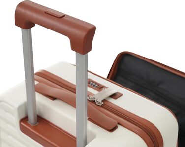 Набір валіз Merax TSA-Lock 3 шт. (M-L-XL) з телескопічним ручками та 4 колесами, чорний, PP-матеріал