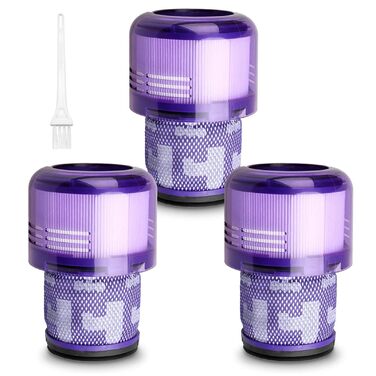 Фільтри для пилососа Dyson V11/V15 (3 шт) - Waitley, сумісні з SV14, SV17, SV22 Detect Animal, Absolute, Extra, Pro, Torque Drive (#970013-02)