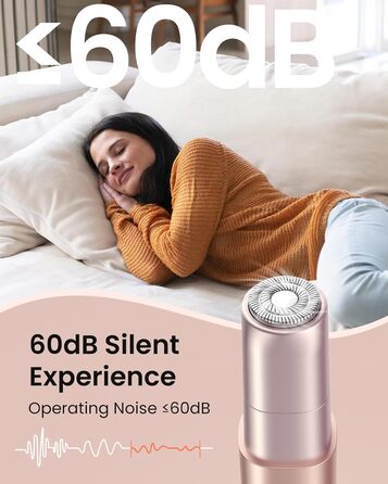 Електричний жіночий тример для обличчя iFanzeTech: для швидкої та ніжної стрижки верхньої губи, підборіддя та щік. Змінна головка в комплекті.