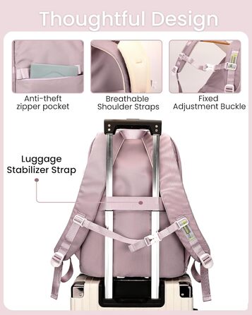 Шкільний рюкзак Makukke для дівчаток, водонепроникний, 30л, для 5 класу, з милим брелоком, зелений