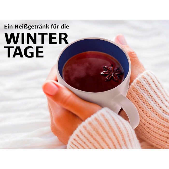 Набір кавових чашок Miamio Le Papillon (6 шт., 350 мл) - біло-червоний/біло-синій