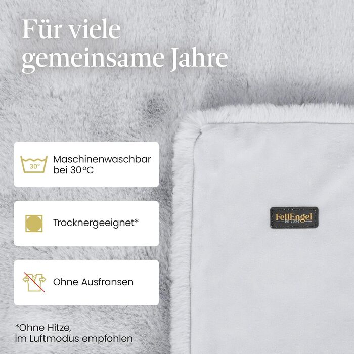 М'яка ковдра для собак та котів, 100x70 см, Cashmere Gray