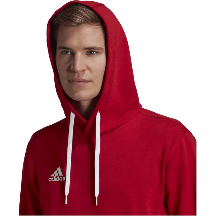 Чоловічий спортивний худі Adidas Entrada 22 з капюшоном, Team Power Red 2, розмір XL Extra Tall