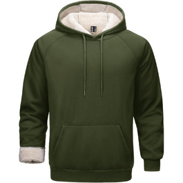 Качур Cavva для чоловіків з капюшоном, флісова кофта, військово-зелений, XL