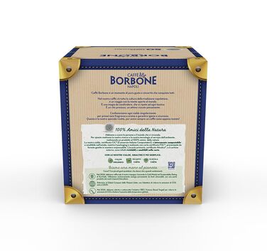 Кавові пади Caffè Borbone Blue Blend (декаф), сумісні з ESE системою, 44 мм, 50 шт, біорозкладні