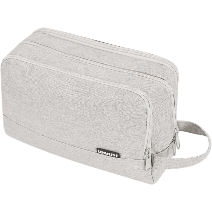 Чоловічий дорожній косметичний набір Wandf - органайзер для туалетних речей (Джинс, Бежевий)