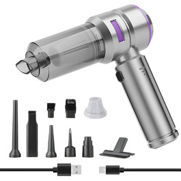 Бездротовий пилосос Higoom 4-в-1: ручний, для авто, 22000Pa, міні-пилосос, функція продування, для дому та автомобіля