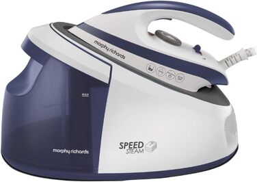 Праска Morphy Richards Speed Dampfgenerator з керамічною підошвою, легка та швидка, блакитно-зелена, 130г пари, блакитно-зелена