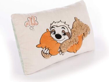 Дитяча подушка NICI Лінивець Wave Dave, прямокутна 43x25 см, м'яка плюшева іграшка, бежевий