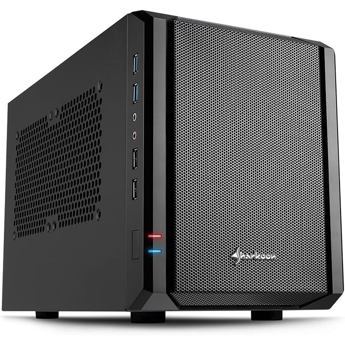 Sharkoon QB One: Компактний корпус ПК Mini-ITX, чорний, 2x USB 3.0/2.0