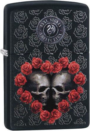 Запальничка Zippo Anne Stokes 2019, сатин, срібло, вузька