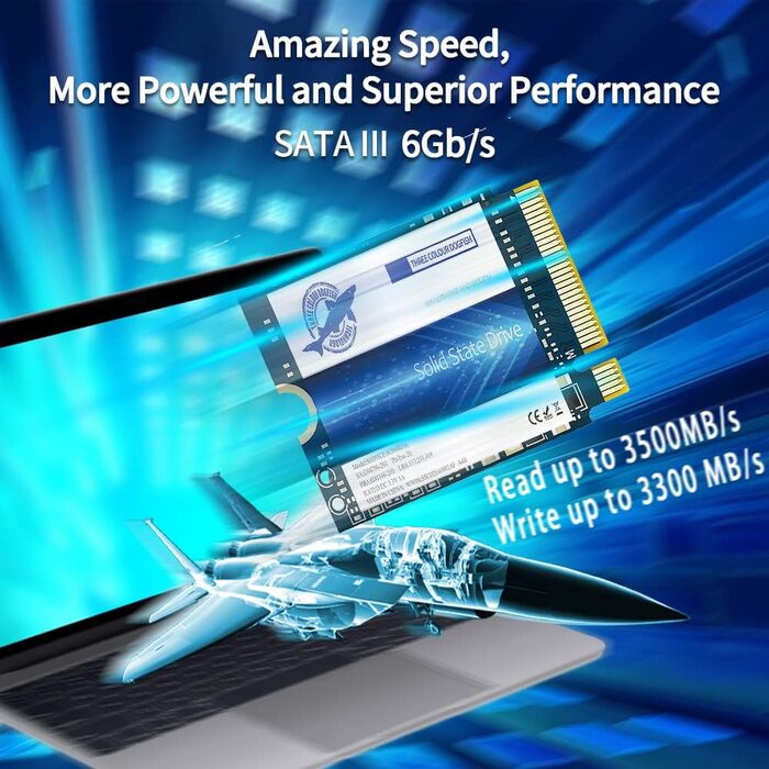 SSD Dogfish M.2 2230 NVMe PCIe 4.0 512GB для ігор та ноутбуків