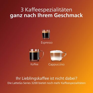 PHILIPS Domestic Appliances 2200 Series EP2231/40 Fully Automatic Coffee Machine, 3 Coffee Specialties (LatteGo Milk System) 1500 Watt, 1.8 Liter, 37.1 x 24.6 x 43.4 cm, Piano Black Latte Go 3 Coffee Specialties