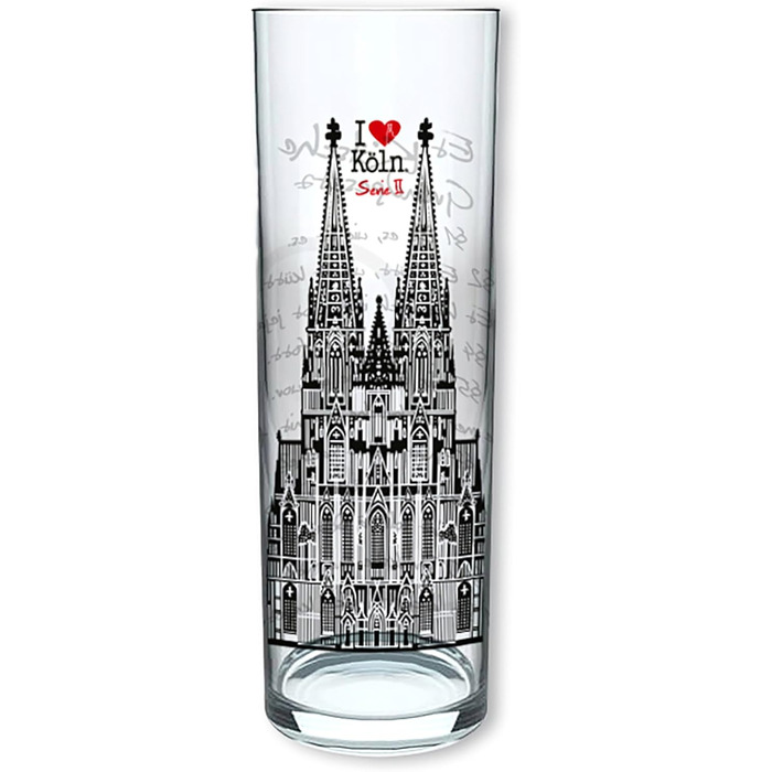 3forCologne Kölsch Glasses, 6-Pack, assorted colors, 0.2ml, Cologne Sticks with Basic Law, Beer Glasses, Drinking Glasses with Print. (MADE IN GERMANY), Size: 300 EU