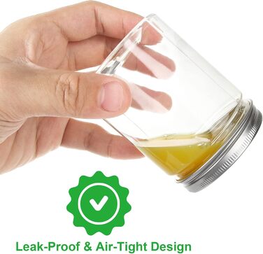 Набір пластикових контейнерів 20 шт. по 250 мл з кришкою, герметичні, BPA-Free, прозорі, для зберігання спецій, мюслі, цукерок, джему