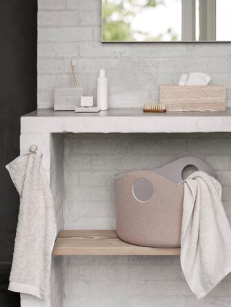 Blomus Cosmetic Tissue Box -WILO- made of wood, box for cosmetics & tissues, refillable tissue box, tissue box, oak (rectangular) (66437)