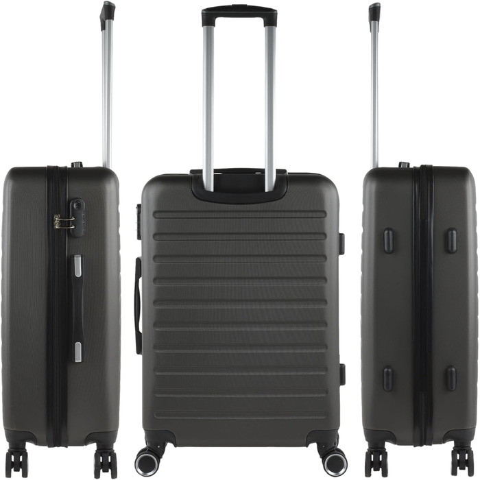 Набори валіз SKPAT: дорожні кофри, набір валіз, валізи з жорстким корпусом, набір валіз на коліщатках, багаж. Велика вибір валіз та ролерів для кожної подорожі! Колір: антрацит.