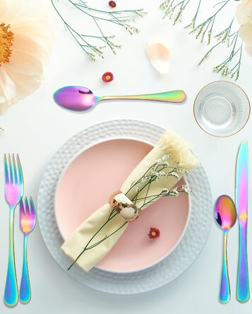 Набір столових приборів на 12 осіб, 60 предметів, чорний, з нержавіючої сталі, з високим блиском, придатний для миття в посудомийній машині, елегантний, з ножем, виделкою, ложкою, для дому, вечірки, ресторану