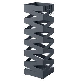 Підставка для парасольок SONGMICS з металу, квадратна, антрацит, 15.5 x 15.5 x 49 см