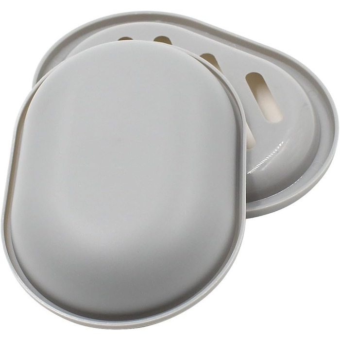 Набір мильниць Topsky 2 шт: сірі, для ванної та кухні, легко миються, підтримують суху мильну брусок