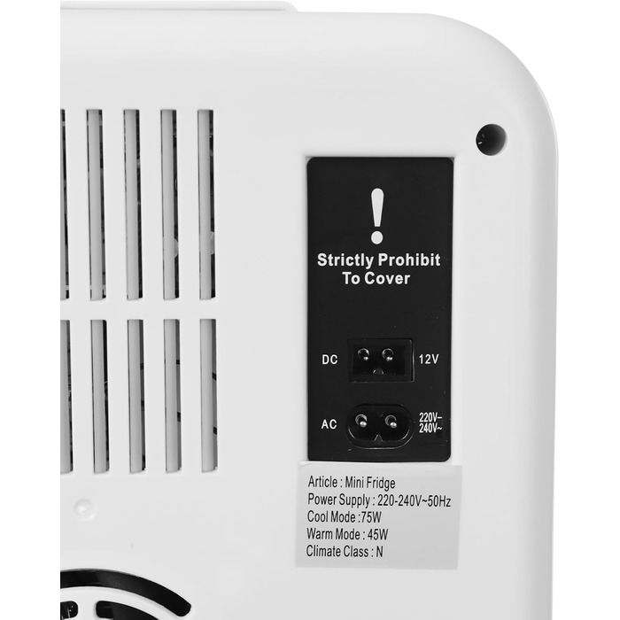 Міні-холодильник 20L з LED-дисплеєм: компактний холодильник для дому, офісу та кімнати