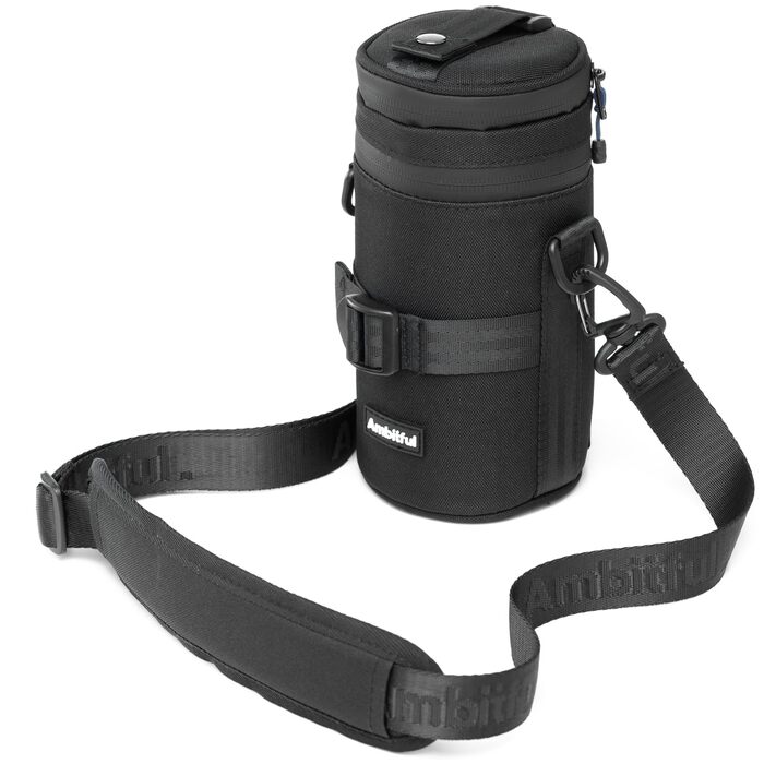 Чохол для об'єктива камери AMBITFUL з товстою підкладкою, водонепроникний, пилонепроникний, захист від ударів. Підходить для об'єктивів Sony, Nikon, Canon, Fujifilm, Tamron (до 80 x 155 мм)