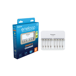 Зарядний пристрій Eneloop Smart для AA/AAA Ni-MH акумуляторів (1-8 шт), 5 годин, 9 функцій безпеки