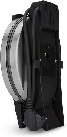 Вафельниця Cloer 1639SR: вафлі у формі серця, діаметр 15,5 см, антипригарне покриття, 930 Вт, індикатор, сталева рама