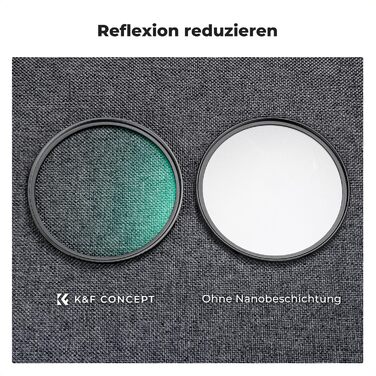 Фільтр K&F Concept Black Mist 49мм для відео та портретів (24-шарове нанопокриття)