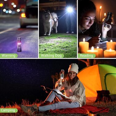 Потужний ліхтарик LED 1000000 люмен, ліхтарик з підзарядкою, кемпінгове світло, зум, 11 режимів, довга робота, водонепроникний тактичний ліхтарик для кемпінгу, відпочинку на природі, надзвичайних ситуацій (сірий)